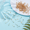 200Pcs 304 Stainless Steel Stud Earring Findings STAS-ME0001-49-4