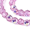 Transparent Glass Beads Strands EGLA-N028-01A-A04-4
