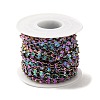 Ion Plating(IP) 304 Stainless Steel Flower Link Chains STAS-B041-08MC-3
