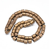 Electroplate Non-magnetic Synthetic Hematite Beads Strands G-T061-02D-2