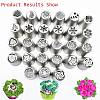Non-Tarnish Floral Stainless Steel Russian Piping Tips DIY-D036-30P-4