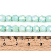 Anti-Tarnish Electroplate Glass Beads Strands X-EGLA-T021-6mm-15-11-4
