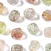 16Pcs 7 Colors Handmade Foil Lampwork Beads FOIL-FS0001-03-3