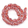 Handmade Gold Sand Lampwork Beads LAMP-T006-04D-2
