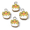 Handmade Polymer Clay Charms CLAY-S096-023-1