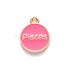 Alloy Enamel Pendants X-ENAM-S124-01B-03H-3