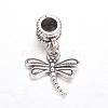 Tibetan Style Alloy European Dangle Charms MPDL-J041-08AS-1