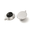 Natural Black Onyx(Dyed & Heated) Pendants STAS-L025-006P-03-2