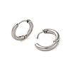 Tarnish Resistant 304 Stainless Steel Hoop Earrings EJEW-P177-P-20-2