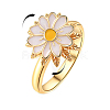 Daisy Rotatable Finger Ring for Women PW-WGB93E2-01-2