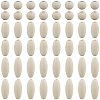 300Pcs 3 Style Natural Unfinished Wood Beads WOOD-SP0001-53-7