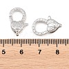 Brass Lobster Claw Clasps KK-H287-08G-P-3