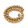 Non-Magnetic Synthetic Hematite Beads Strands X-G-Q663-1-2