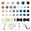 DIY Beaded Keychain Bracelet Making Kit DIY-TA0004-23-38