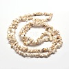 Magnesite Chip Bead Strands G-M205-75-2