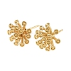 Brass Cubic Zirconia Stud Earring Settings CU-CBA53F6-02G-1