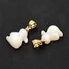 Natural White Shell Pendants SHEL-G014-13B-5