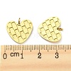 Ion Plating(IP) 316L Surgical Stainless Steel Pendants STAS-D090-05G-3