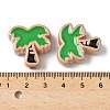 10Pcs Acrylic Enamel Beads OACR-H048-01A-02-3