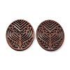 Walnut Wood Laser Cut Pendants WOOD-Q051-04E-1