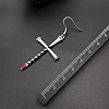 Halloween Cross Alloy Dangle Earrings FS-WG09240-01-5