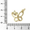 Brass Micro Pave Clear Cubic Zirconia Pendants LS-KK-U005-01K-G-3