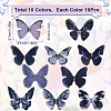 SUNNYCLUE 100Pcs 10 Colors Gothic Style 2-Layer Fibre Tulle Ornament Accessories FIND-SC0005-80-2
