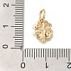 Brass Micro Pave Cubic Zirconia Pendants KK-Q001-12G-3