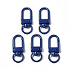 Spray Painted Eco-Friendly Alloy Swivel Snap Hooks Clasps PALLOY-T080-02B-NR-1