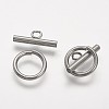 304 Stainless Steel Toggle Clasps STAS-P104-01P-2