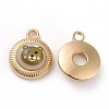 Printed Opaque Resin Pendants FIND-E020-07G-05-2