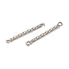 Non-Tarnish 304 Stainless Steel Connector Charms STAS-Q323-02B-P-2