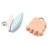 Summer Beach Resin Pendants RE-CBA814E-01-2