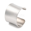 304 Stainless Steel Open Cuff Bangles BJEW-U015-01P-4