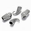 Tibetan Style Alloy Hook and Snake Head Clasps LS-X-TIBE-N011-040AS-RS-3