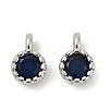 Brass Pave Cubic Zirconia Pendants KK-H204-03P-M-2