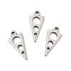 Non-Tarnish 201 Stainless Steel Pendants STAS-A066-17P-2