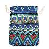 Polycotton(Polyester Cotton) Packing Pouches Drawstring Bags ABAG-T006-A23-6