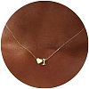 Simple Style Adjustable 316L Surgical Stainless Steel Heart and Initial Pendant Necklaces for Women WG95AEF-09-1