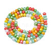 Opaque Glass Beads Strands X-GLAA-T006-07-A05-3