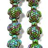 Synthetic Turquoise Dyed Beads Strands G-P507-05L-1