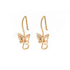 Brass Earring Hooks KK-S356-658G-NF-1