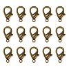 Tibetan Style Alloy Lobster Claw Clasps PALLOY-O027-AB01-1