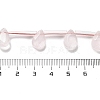 Natural Rose Quartz Beads Strands G-Q167-A05-01-4
