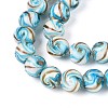 Handmade Gold Sand Lampwork Beads LAMP-T024-11C-5
