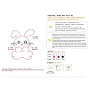 DIY Cartoon Animal Embroidery Sets DIY-G037-01C-6