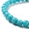 Dyed Natural Jade Beads Stretch Bracelets BJEW-G633-A-4