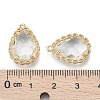 Transparent Glass Pendants GLAA-T007-08G-4