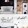 PVC Quotes Wall Sticker DIY-WH0200-099-6