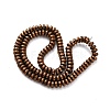 Electroplated Natural Lava Rock Beads Strands G-A256-E01-01D-3